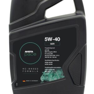 AVISTA pace GER SAE 5W-40  5л.