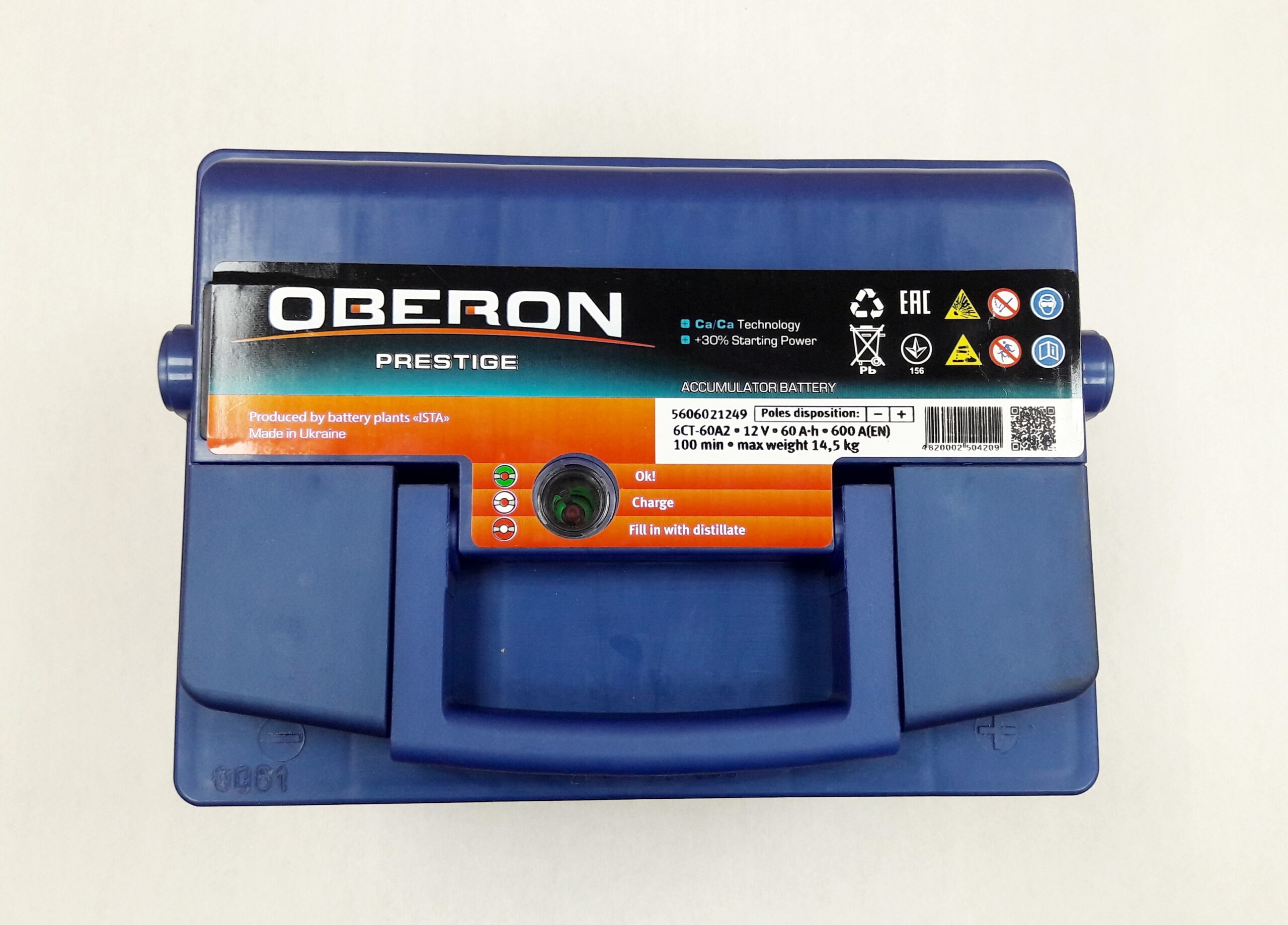 6 СТ-60 Аз (0) OBERON Prestige(600) - Зображення 3