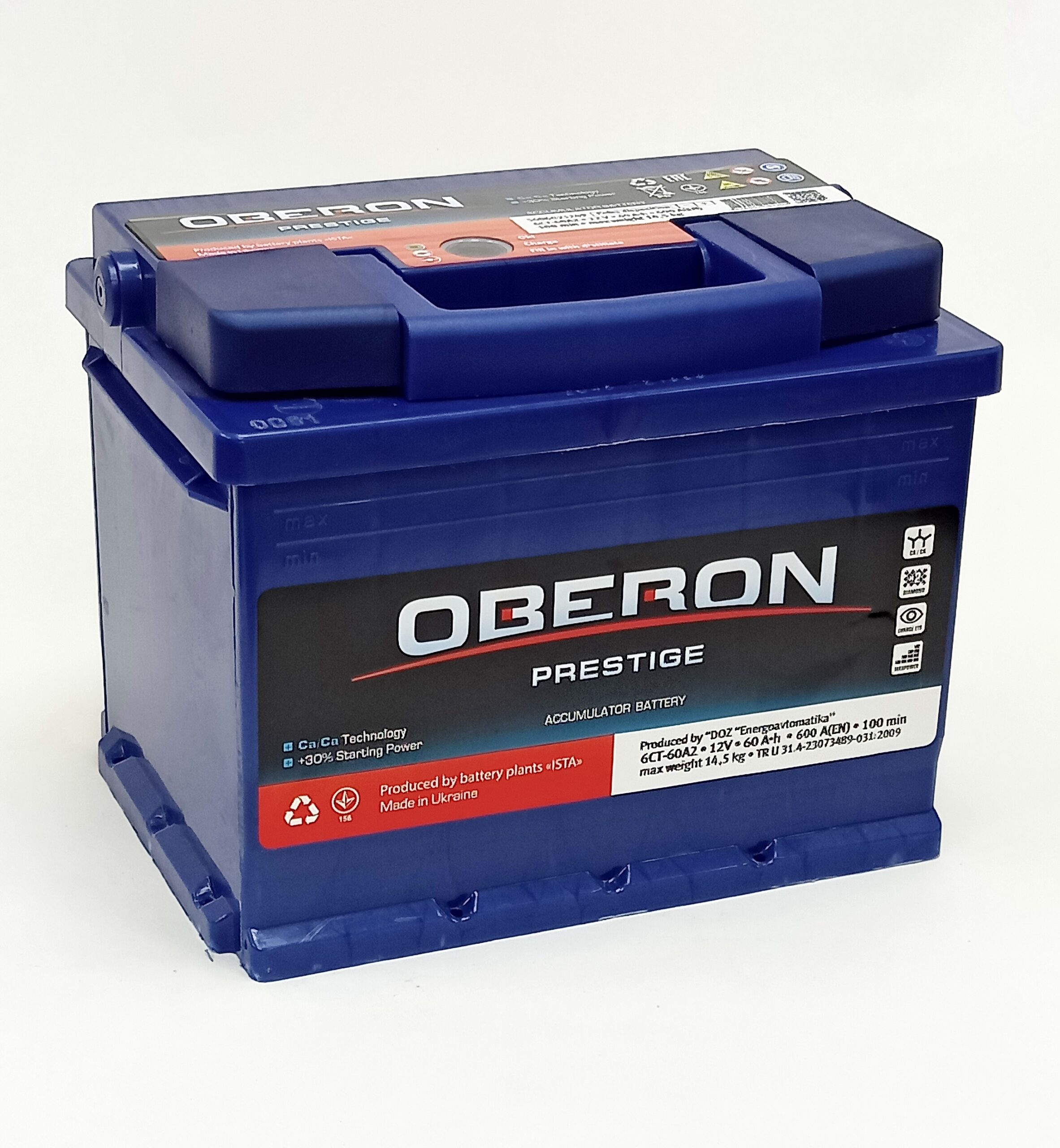 6 СТ-60 Аз (0) OBERON Prestige(600)